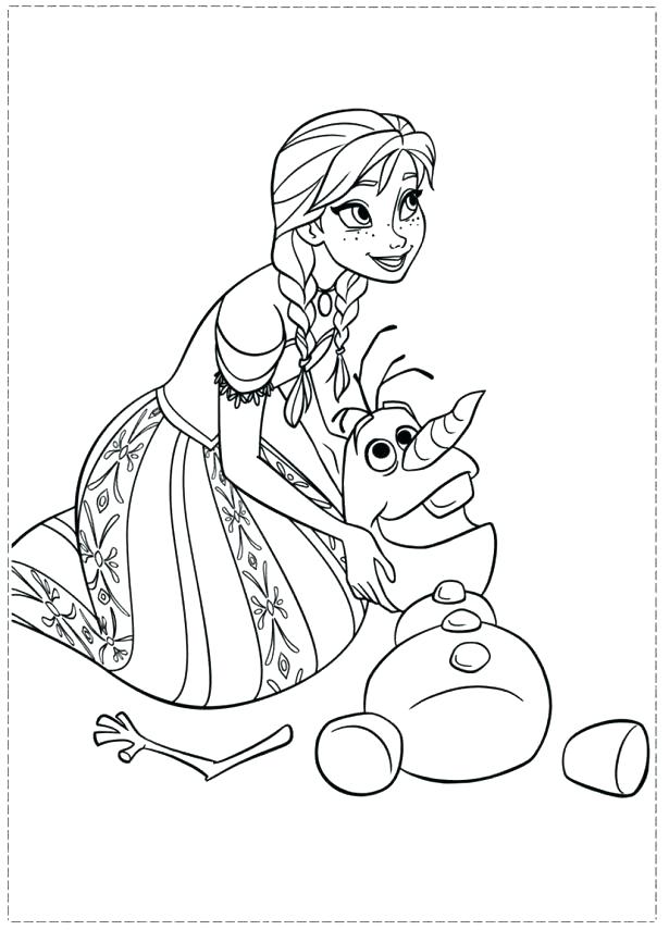 615x855 Olaf Coloring Sheet Princess Coloring Pages Frozen Olaf Coloring