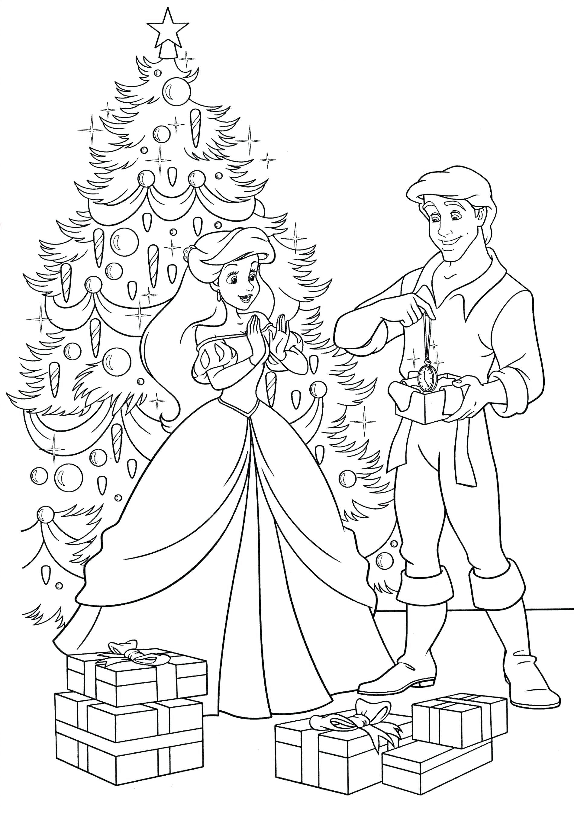 1900x2695 Elsa Christmas Coloring Pages Printable