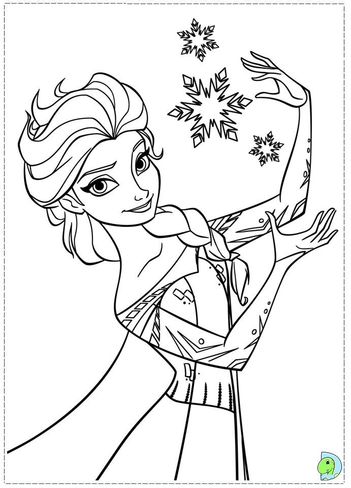 691x960 Disney Frozen Coloring Pages For Christmas