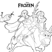 220x220 Elsa Coloring Pages