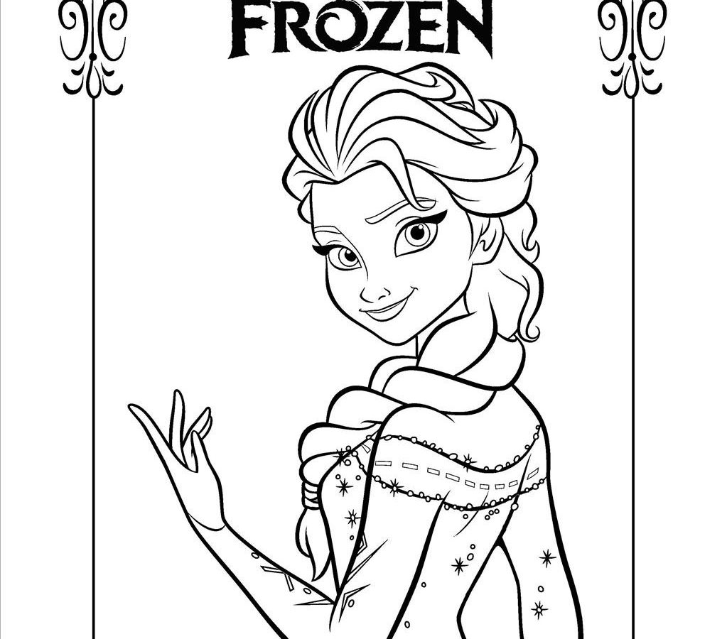 1023x900 Incredible Printable Frozen Coloring Pages For Kids Best Trend