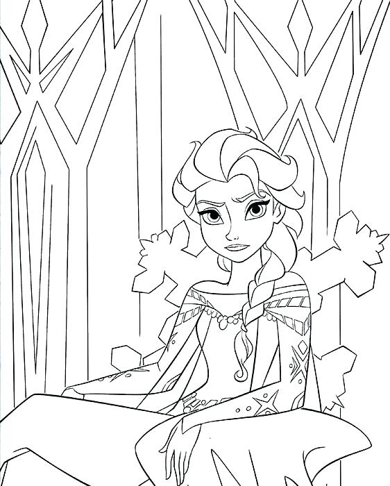 562x700 Elsa Coloring Pages Free Frozen Coloring Pages Free Printable