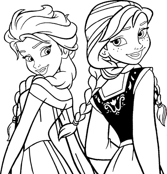 546x569 Printable Frozen Coloring Pages Free Printable Disney Frozen