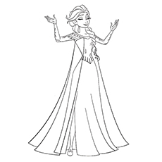 230x230 Beautiful Frozen Coloring Pages For Your Little Princess