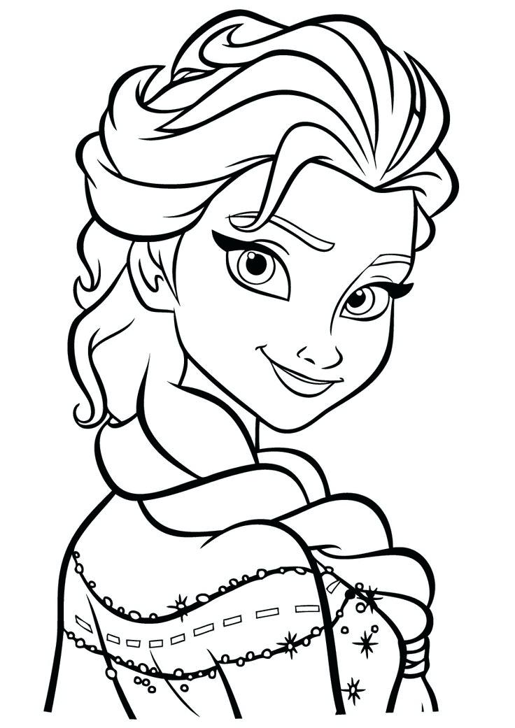736x1041 Elsa And Anna Coloring Pages As Awesome Frozen Coloring Pages Anna