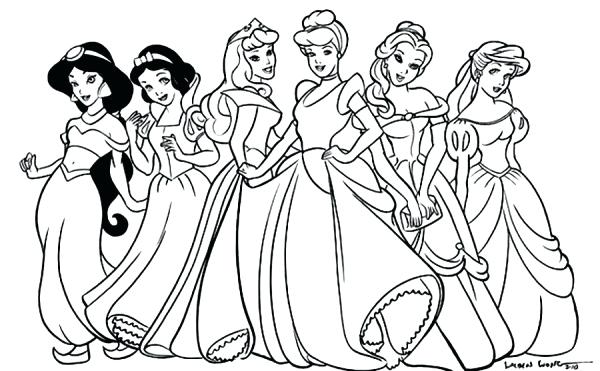 600x371 Disney Princess For Coloring Disney Princess Coloring Pages Frozen