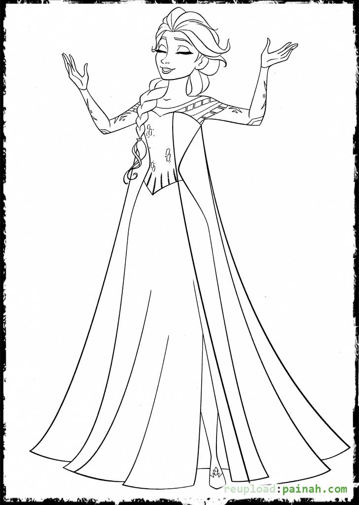 728x1024 Disney Frozen Coloring Pages