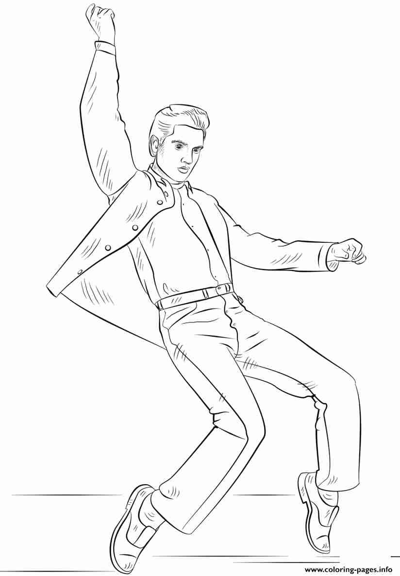 824x1186 Elvis Presley Coloring Pages Regarding Encourage In Image Unusual