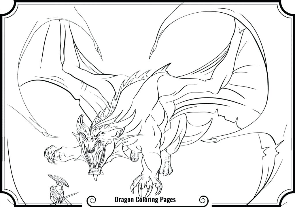 1024x720 Wizard Coloring Page Top Scary Dragon Coloring Pages With Page