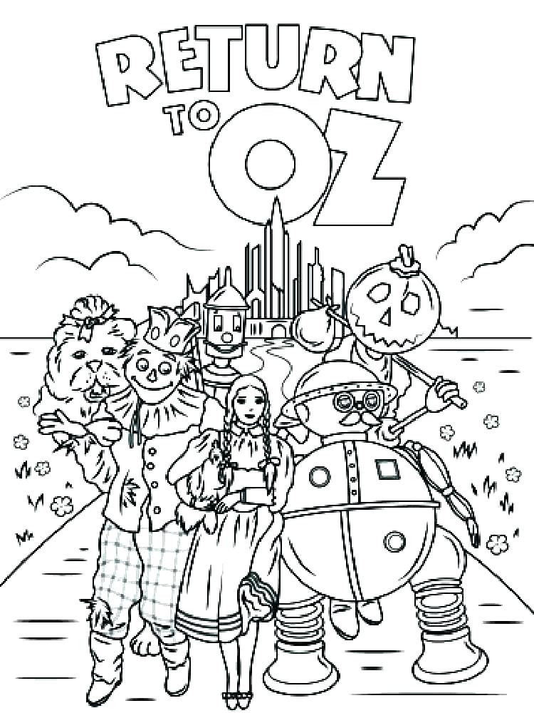 750x1000 Emerald City Coloring Pages