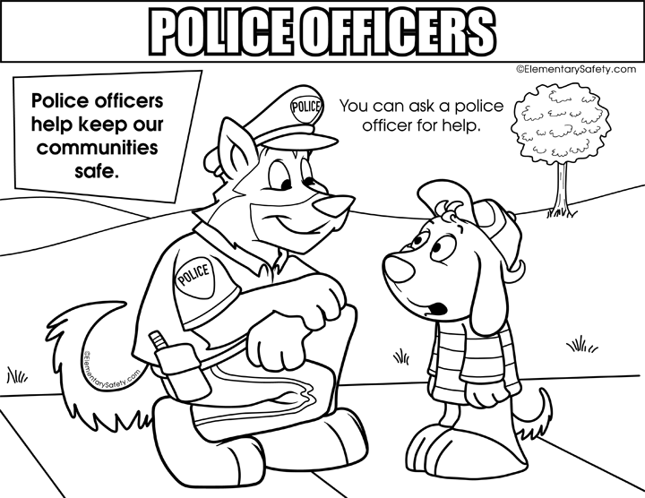 720x556 Pictures Police Safety Coloring Pages