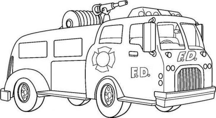 728x400 Emergency Vehicle Coloring Pages Raovattoanquoc