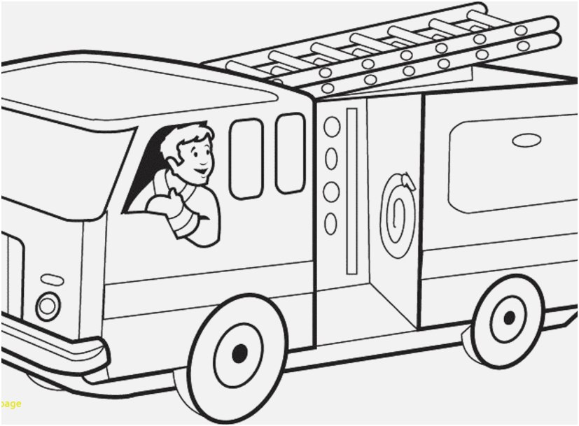 Emergency Vehicle Coloring Sheets Coloring Pages