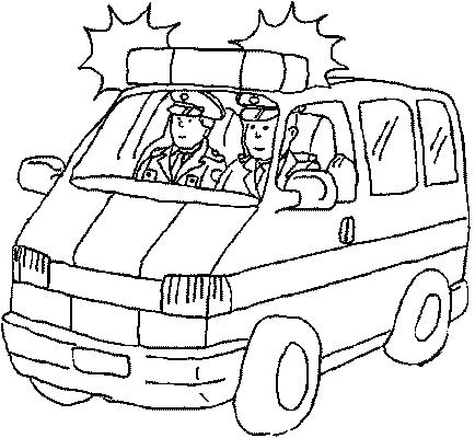 434x400 Emergency Vehicle Coloring Pages
