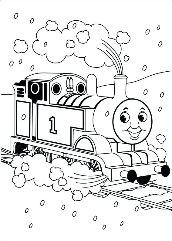 567x794 Thomas Coloring Page The Train Thomas Coloring Pages Emily