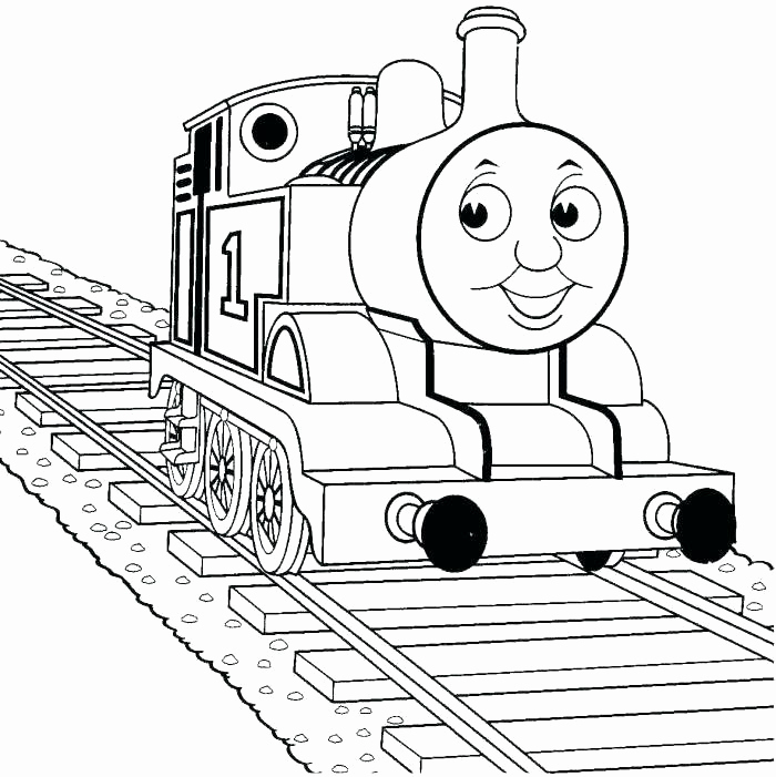 700x701 Thomas The Train Coloring Pages Emily Tank Engine Line Picture