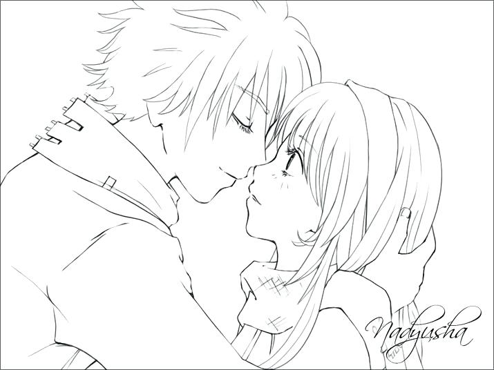 715x536 Cute Couple Coloring Pages Emo Girl Coloring Pages Emo Anime Girl