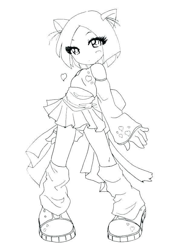 618x803 Emo Girl Coloring Pages