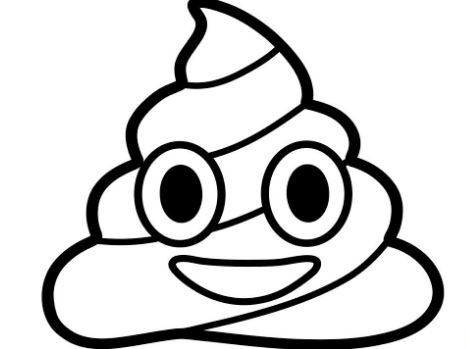 466x349 Poop Emoji Coloring Pages Drawing Board Weekly