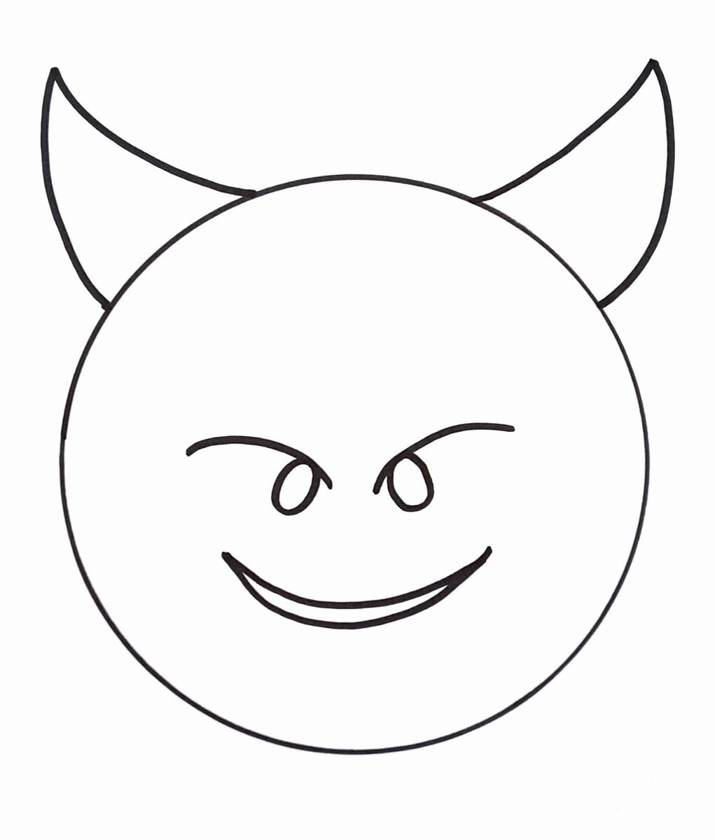 1021x1200 Emoji Coloring Pages