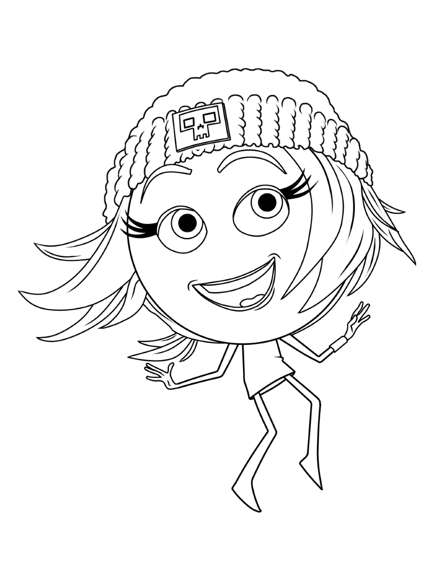 900x1200 The Emoji Movie Coloring Pages