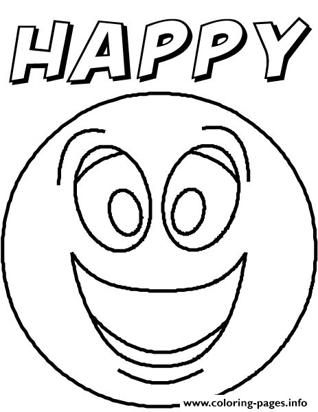 463x600 Emotions Coloring Pages