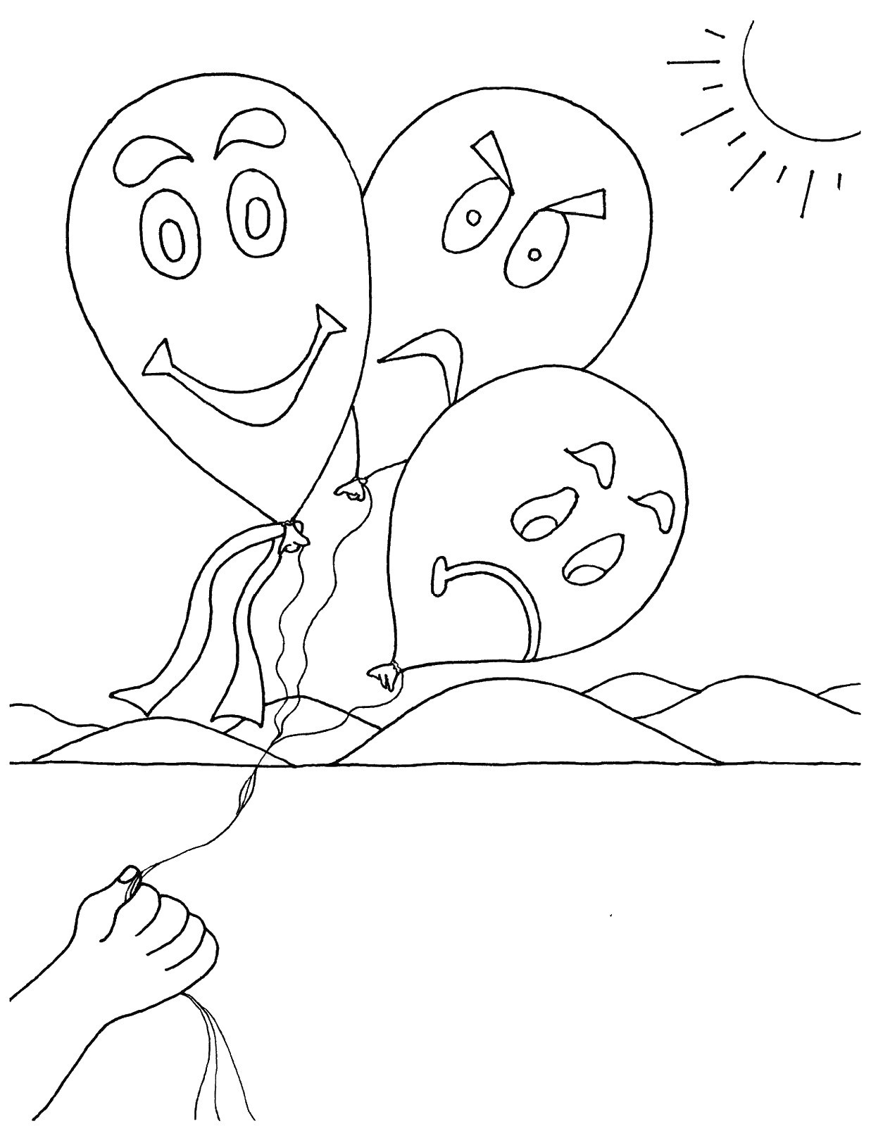 1237x1600 Coloring Pages Emotions Preschoolers New Feelings Coloring Pages