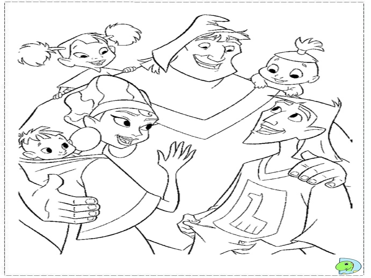 1280x960 Kuzco The Emperor Coloring Pages Emperors New Groove Page