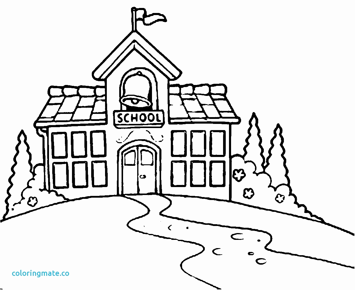 1203x983 Middle School Building Coloring Pages