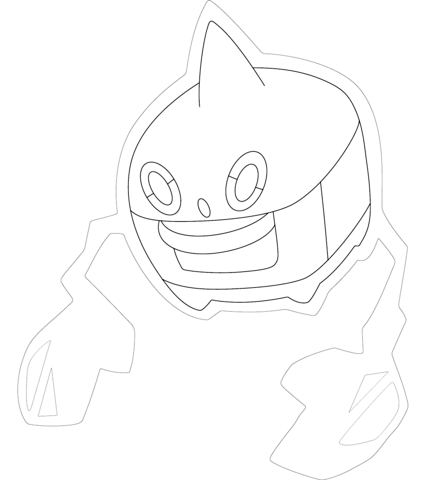 438x480 Weavile Coloring Page