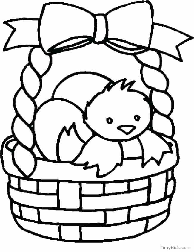 650x842 Easter Baskets Coloring Pages Coloring Pages For Kids Animals Easy