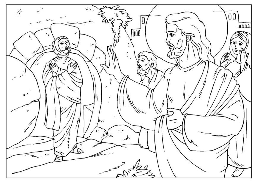 875x620 Empty Tomb Coloring Page