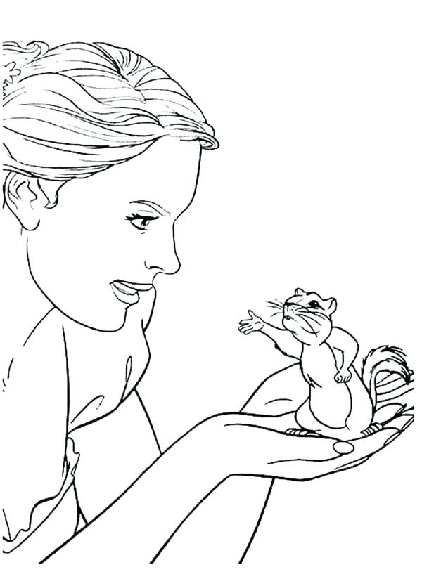 600x834 Enchanted Coloring Pages Enchanted Coloring Pages Princess