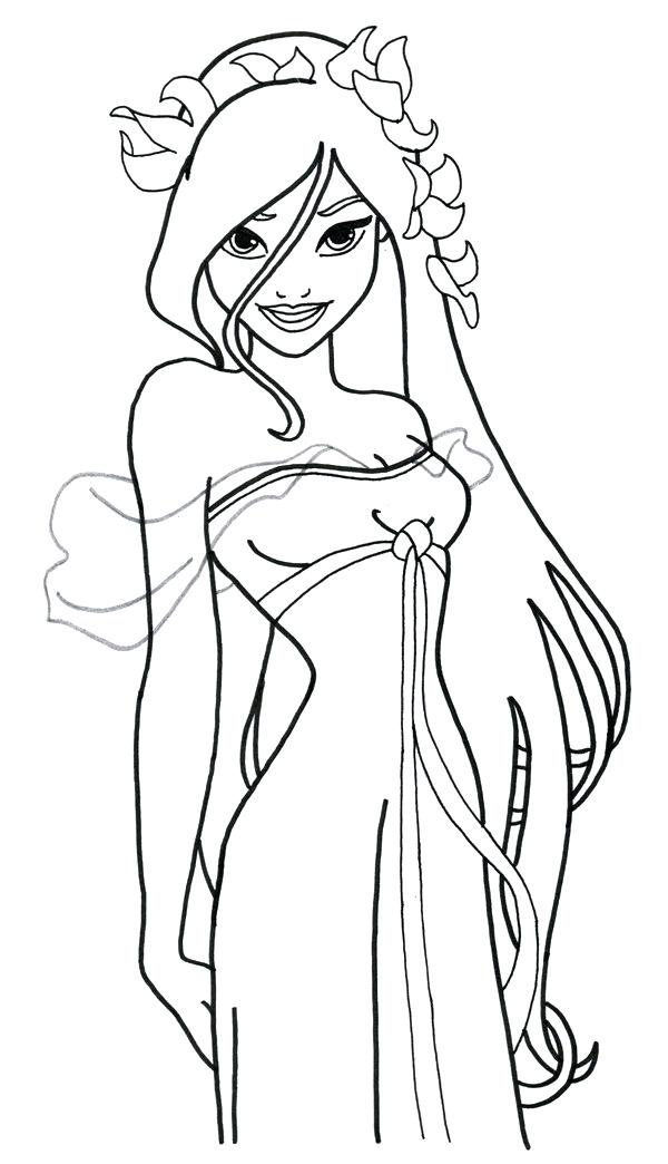 600x1044 Enchanted Coloring Pages Top Princess Coloring Pages For Your