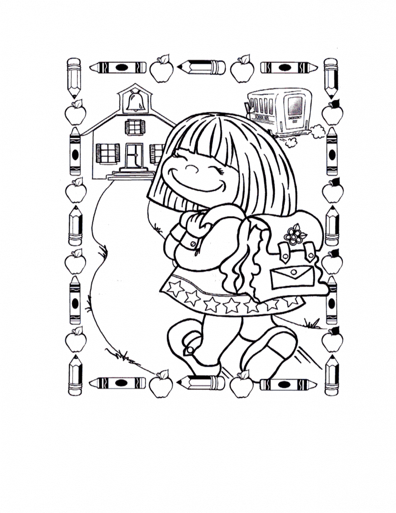 791x1024 Free Printable Last Day Of School Coloring Pages