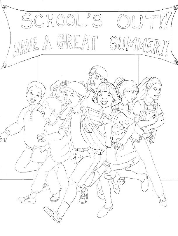 610x806 Last Day Of School Coloring Pages Kids Korner Free Coloring Pages