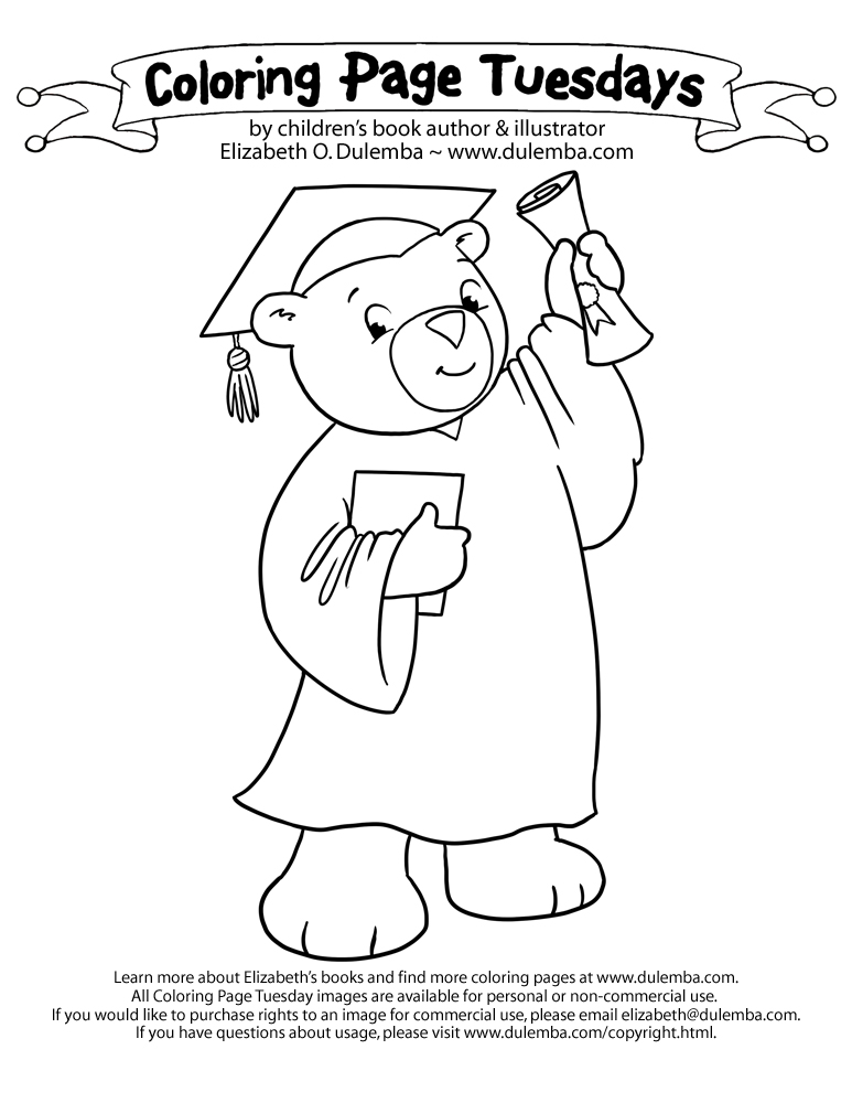 773x1000 Graduation Coloring Pages