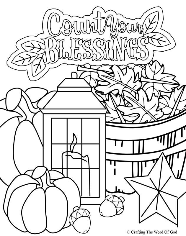 630x800 Thanksgiving Coloring Page