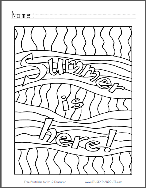 476x612 End Of Year Kindergarten Coloring Pages