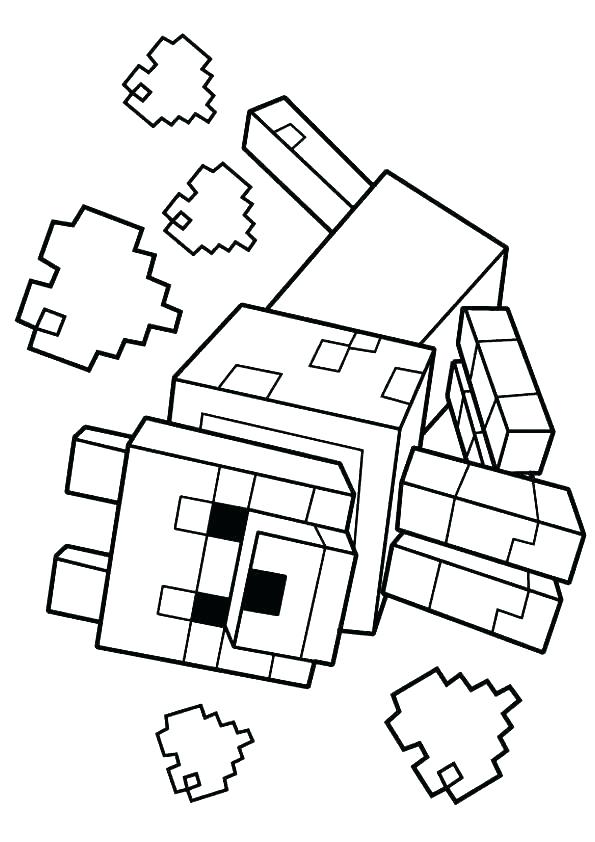 595x842 Ender Dragon Coloring Page
