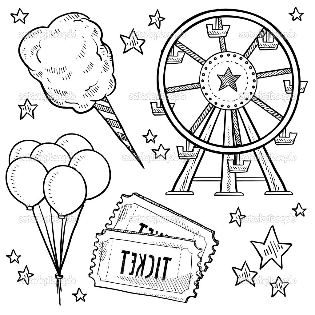1024x1024 Energy Carnival Coloring Pages Preschool Colorful Sheets