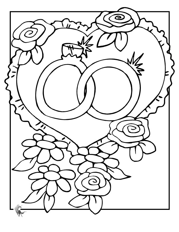 680x880 Wedding Coloring Pages For Kids Downloadable Wedding