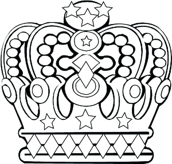 570x545 Tiara Coloring Page Tiara Coloring Page Diamond Coloring Page