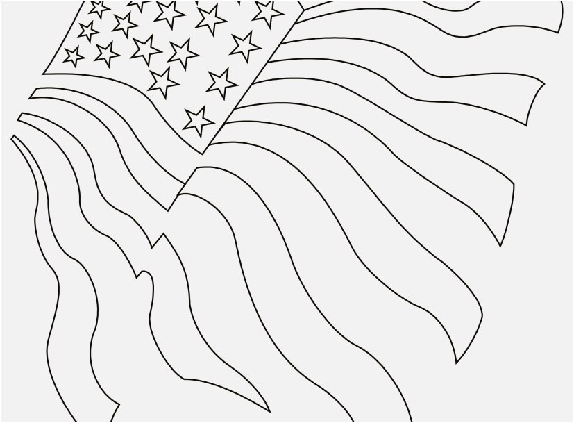 827x609 Flag Coloring Pages Concept American Flag Coloring Pages