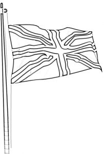 203x300 Flag Day United Kingdom Coloring Page