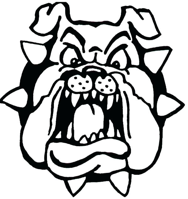 600x633 Bulldog Coloring Pages Bulldogs Coloring Pages Bulldog Color Sheet