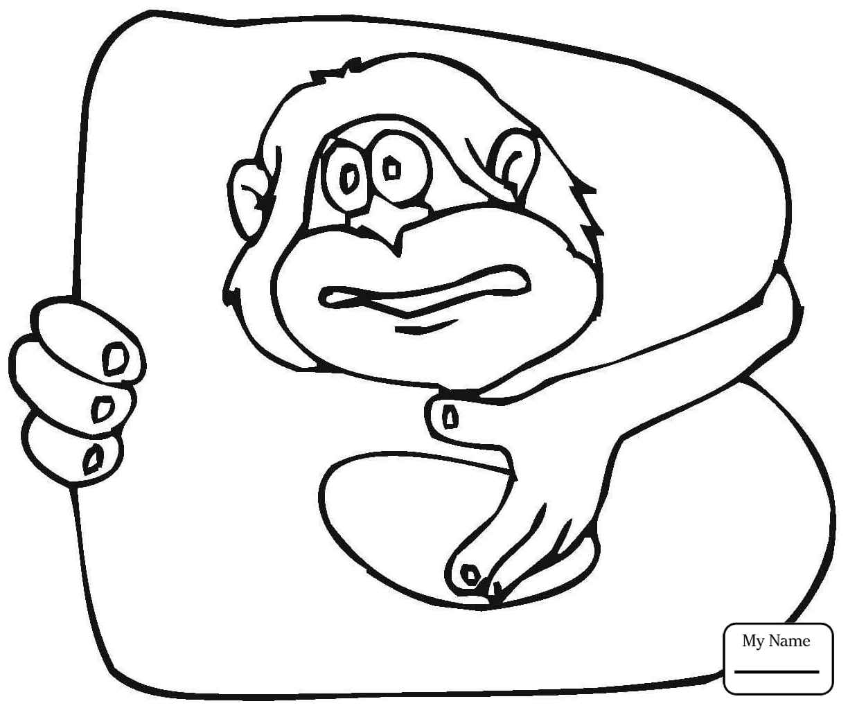 1224x1022 Fresh Coloring Pages For Kids English Alphabet With Monkeys