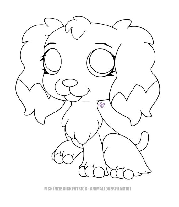 570x659 Perfect Cocker Spaniel Coloring Pages Gallery