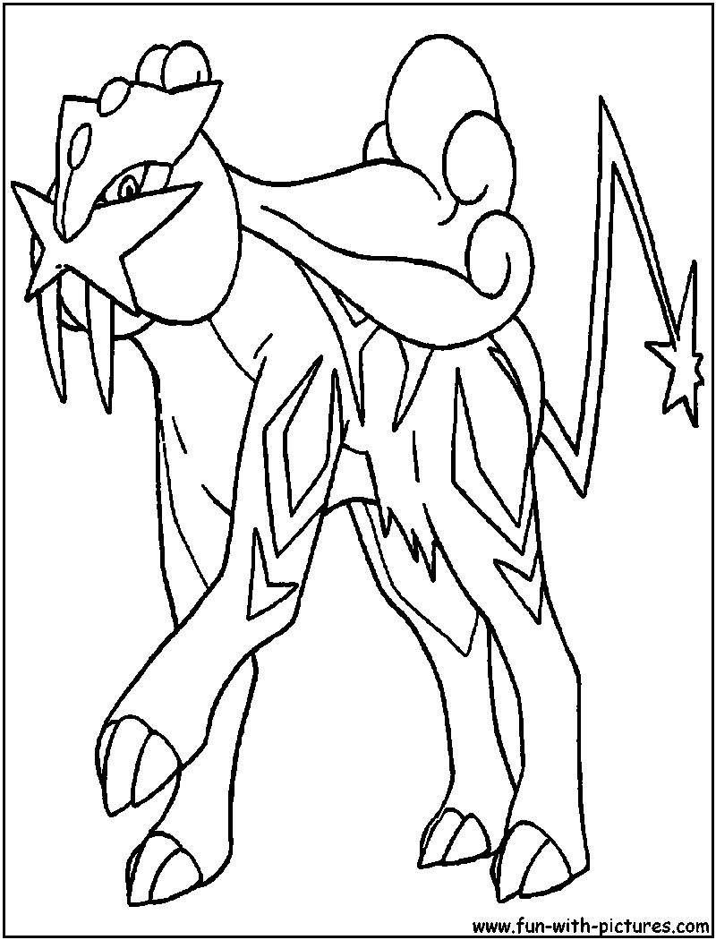 800x1050 Pokemon Coloring Pages Entei Page X