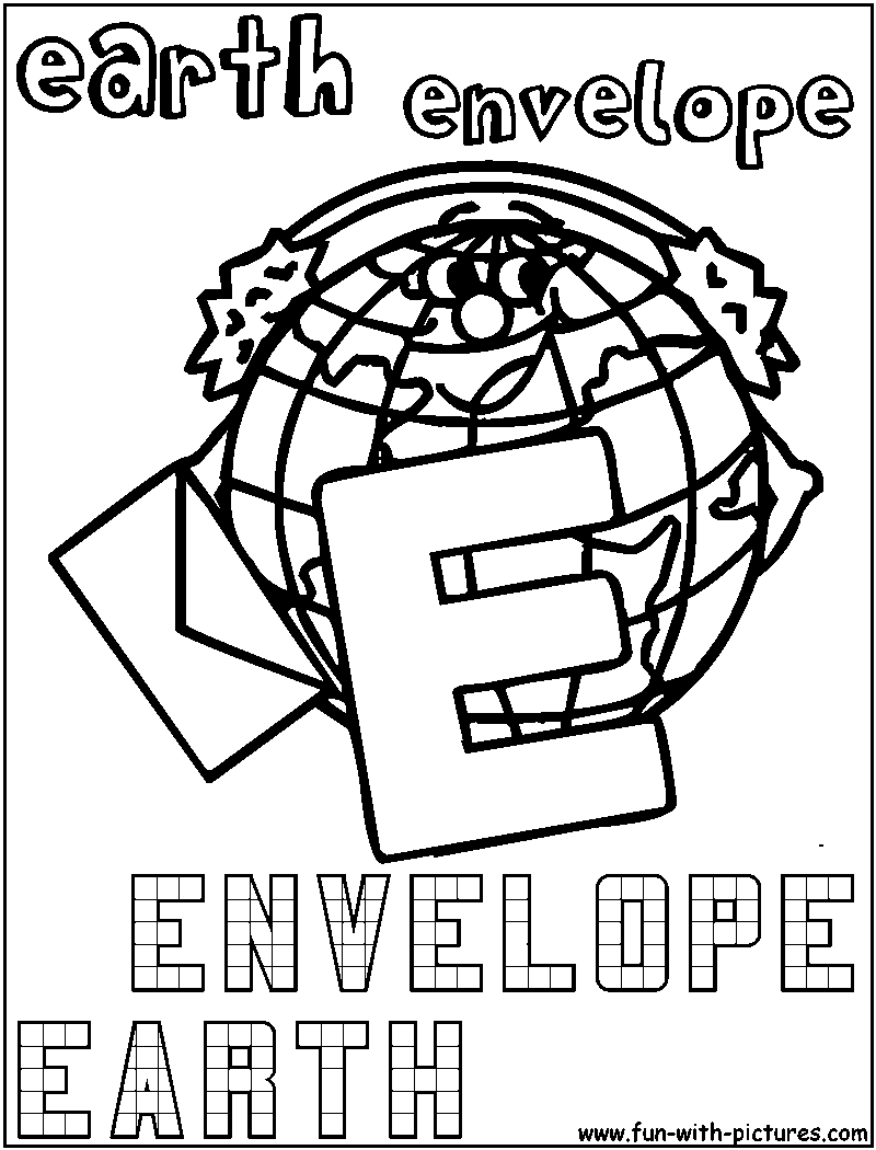 800x1050 Envelopes Coloring Pages